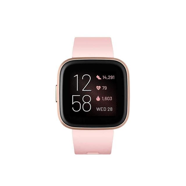 fitbit versa 2 fitness wristband with heart rate tracker bordeaux copper rose aluminum - SW1hZ2U6NTA0NDU=