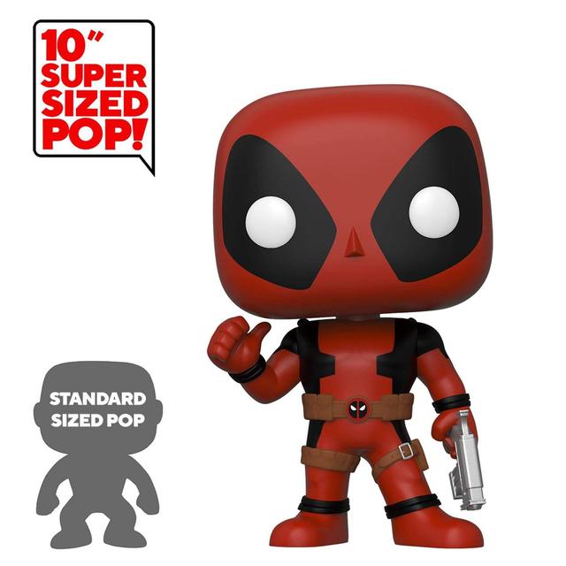 شخصية POP Marvel: Deadpool- 10" Deadpool ThumbsUp (RD) (Exc) - SW1hZ2U6Njg1Mjg=