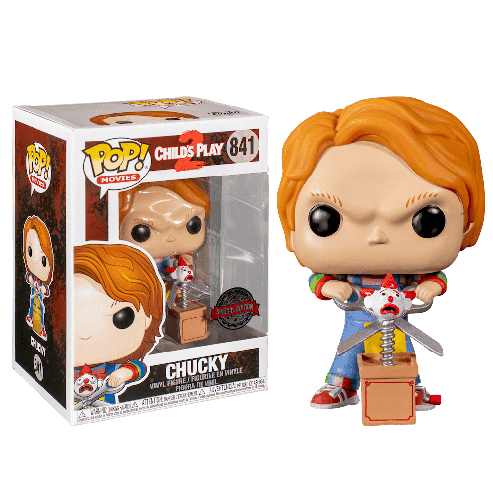 شخصية POP Movies: Chucky w/Buddy & Giant Scissors (Exc)