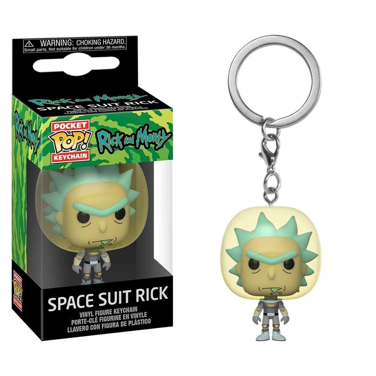شخصية POP Keychain: Rick & Morty - Space Suit Rick