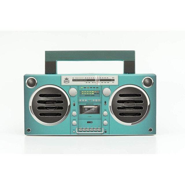 GPO Retro gpo bronx boombox bluetooth portable speaker aqua - SW1hZ2U6NTI3Mjc=