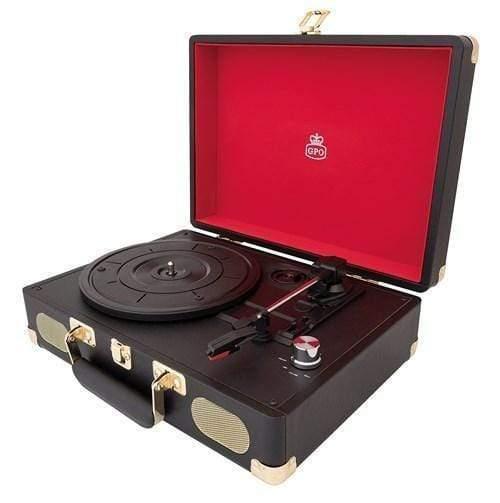GPO Retro gpo soho vinyl record player built in speaker - SW1hZ2U6MzI1MzM=