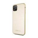 guess iridescent pu leather hard case for iphone 11 pro max gold - SW1hZ2U6NDc1OTM=