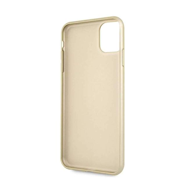 guess iridescent pu leather hard case for iphone 11 pro max gold - SW1hZ2U6NDc1OTU=