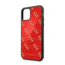 guess 4g double layer glitter case for iphone 11 pro red - SW1hZ2U6NDc1MTY=