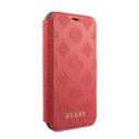 guess 4g peony booktype pu leather for iphone 11 red - SW1hZ2U6NDc0NjU=