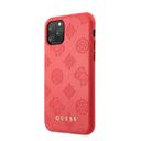 guess 4g peony pc tpu leather hard case iphone 11 pro max red - SW1hZ2U6NDI2MjM=