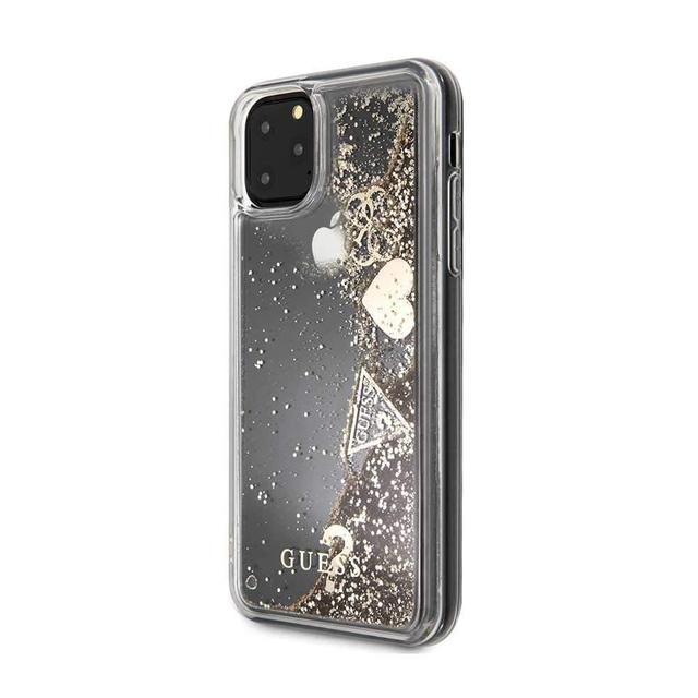 guess glitter hard case hearts for iphone 11 pro gold - SW1hZ2U6NDI1MzY=