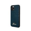 guess pu croco print case with metal logo for iphone 11 pro max blue - SW1hZ2U6NTA2MzY=