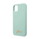 guess vintage logo silicone case for iphone 11 pro green - SW1hZ2U6NTA4MDg=