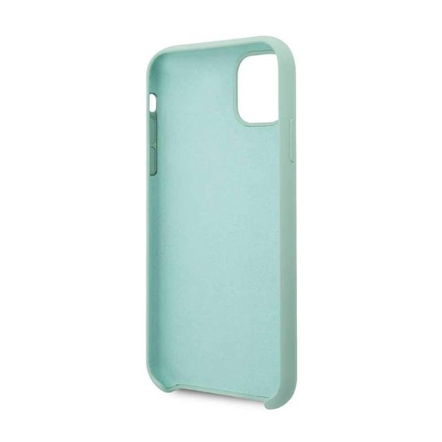guess vintage logo silicone case for iphone 11 pro green - SW1hZ2U6NTA4MDk=