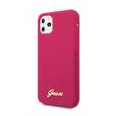 guess vintage logo silicone case for iphone 11 pro max burgundy - SW1hZ2U6NTA4MTI=