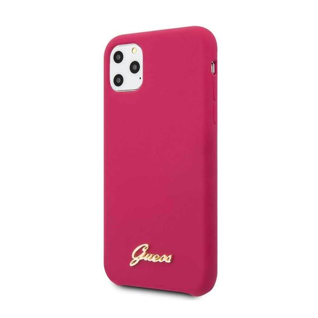 guess vintage logo silicone case for iphone 11 pro max burgundy - SW1hZ2U6NTA4MTI=