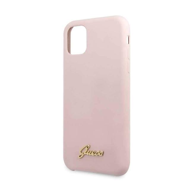 guess vintage logo silicone case for iphone 11 pro light pink - SW1hZ2U6NTA4MjY=