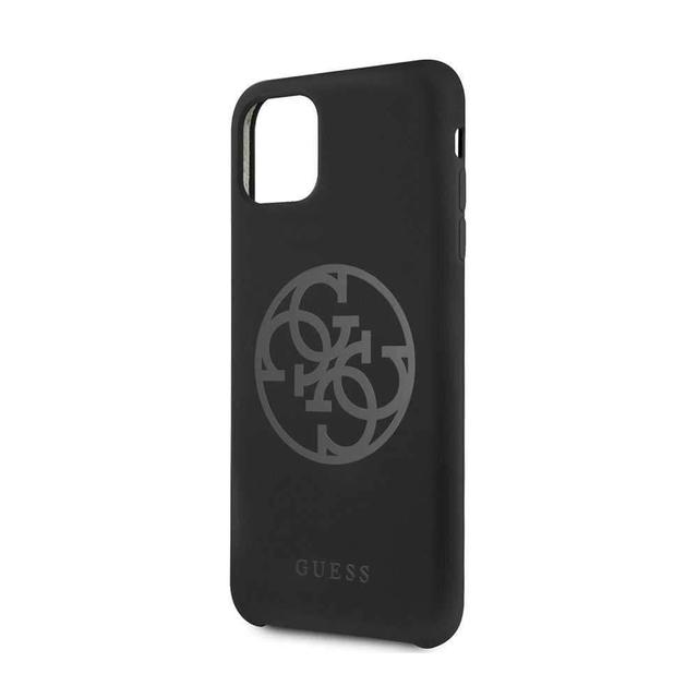 guess 4g tone logo silicon case for iphone 11 pro max black - SW1hZ2U6NTA4Mzg=