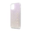 guess pc tpu glitter gradient case for iphone 11 pro max gold pink - SW1hZ2U6NTA4ODA=