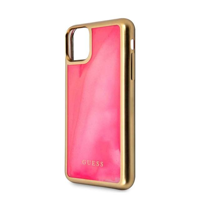 guess glow dark tpu case for apple iphone 11 pro matte gold blue - SW1hZ2U6NTE4MzU=