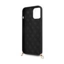 guess pu embossed white logo and strap case for iphone 12 12 pro 6 1 black - SW1hZ2U6Nzc5MDE=