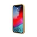 كفر Guess PU Iridescent ``LOVE`` Debossed Case w/ Metal Logo for iPhone 12 Pro Max (6.7") - Light Gold - SW1hZ2U6NzgyMDk=