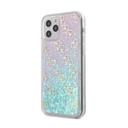 كفر Guess Liquid Glitter 4G Pattern Pink Background Case for iPhone 12 Pro Max (6.7") - Iridescent - SW1hZ2U6NzgyNDI=