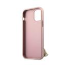 guess pc tpu saffiano collection hard case w ring stand for iphone 12 mini 5 4 pink - SW1hZ2U6NzgyNjA=