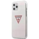 كفر Guess PC/TPU Triangle Logo Hard Case for iPhone 12 Mini ( 5.4" ) - White - SW1hZ2U6NzgzODU=