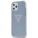 كفر Guess PC/TPU Metallic Triangle Hard Case for iPhone 12 Pro Max (6.7") - Light Blue - SW1hZ2U6NzgzOTY=