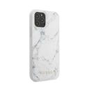 كفر Guess PC/TPU Marble Design Case for iPhone 12 Pro Max (6.7") - White - SW1hZ2U6Nzg0Njk=