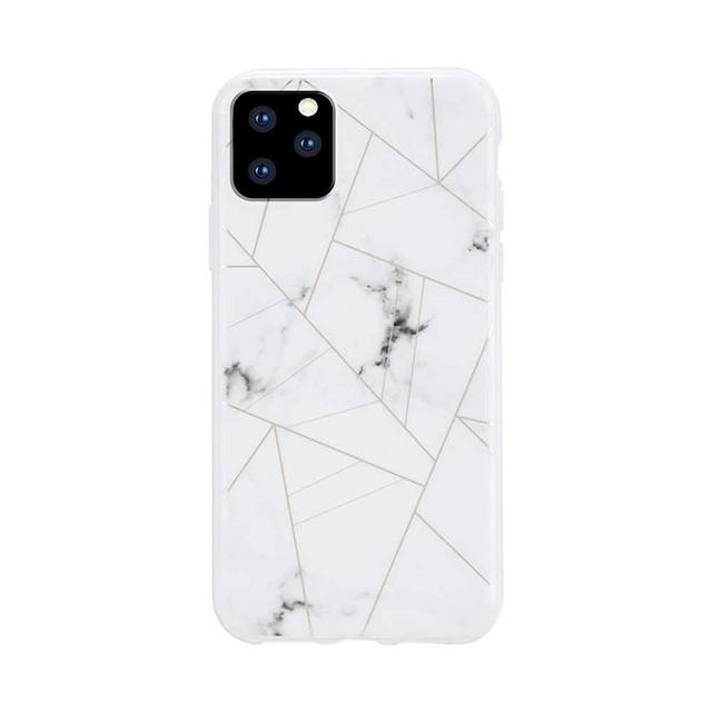 habitu white marble case for iphone 11 pro avani white copper - SW1hZ2U6NDI2OTc=