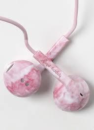 happy plugs earbud plus pink marble - SW1hZ2U6MzM2MDk=
