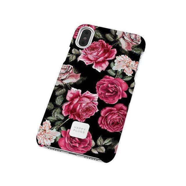 happy plugs slim case vintage roses for iphone x - SW1hZ2U6MzM0MjA=