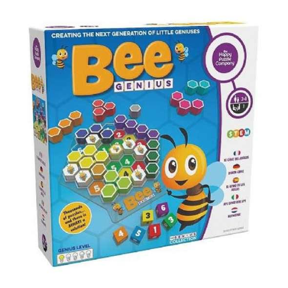 happy puzzle bee genius stem puzzle game for kids adults family friends indoor board game learning fun educational entertainment brain train spatial skills visual perception - SW1hZ2U6NTY4OTQ=