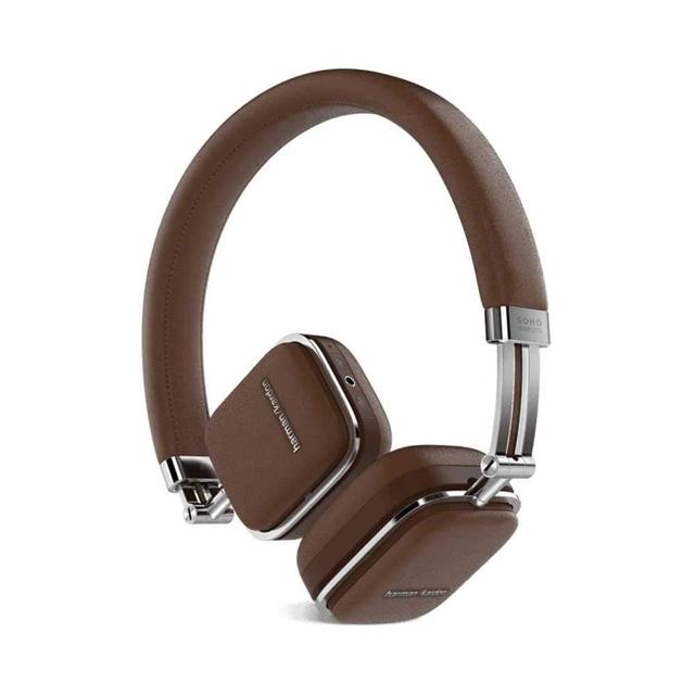 harman kardon soho bluetooth wireless on ear headset brown - SW1hZ2U6NDc2OTU=