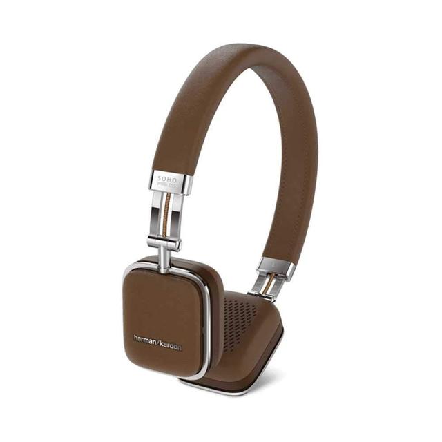 harman kardon soho bluetooth wireless on ear headset brown - SW1hZ2U6NDc2OTY=