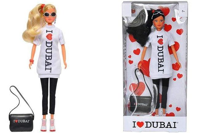 I LOVE DUBAI i♥dubai doll with black shoulder bag - SW1hZ2U6NTkwNjM=