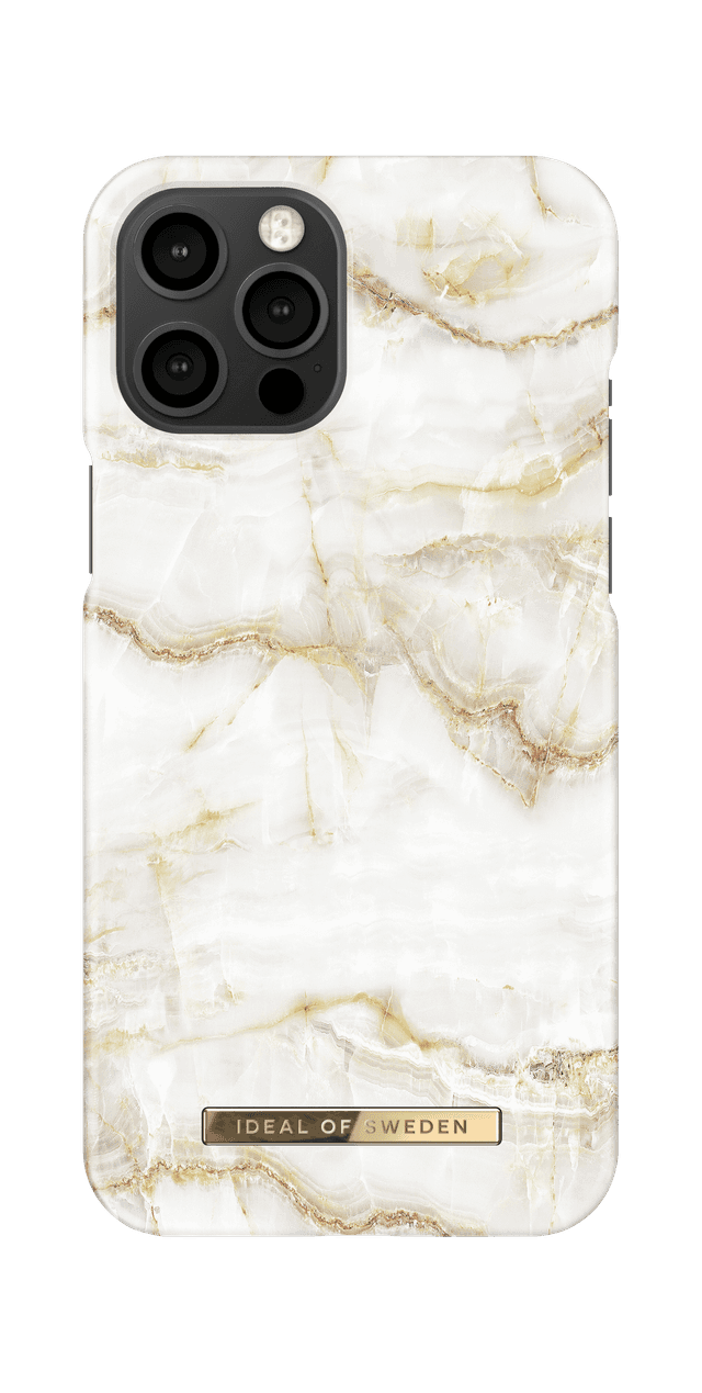 ideal of sweden marble apple iphone 12 pro max case fashionable swedish design marble stone iphone back cover wireless charging compatible golden pearl marble - SW1hZ2U6NzE5NDA=