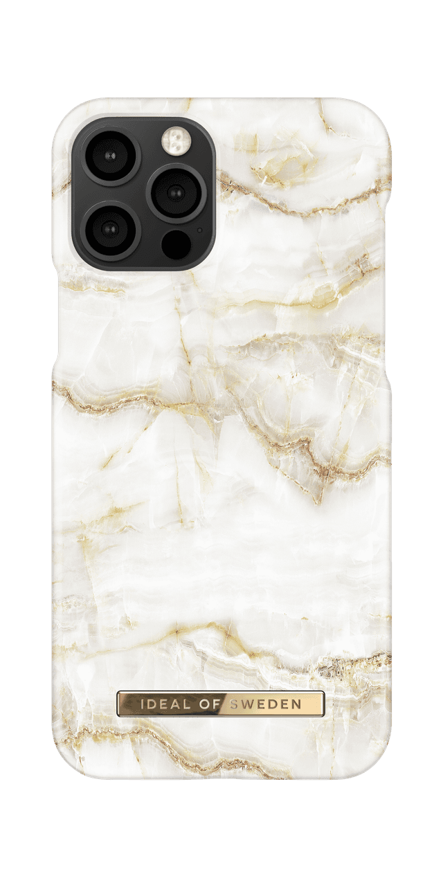 ideal of sweden marble apple iphone 12 12 pro case fashionable swedish design marble stone iphone back cover wireless charging compatible golden pearl marble - SW1hZ2U6NzE5Njg=