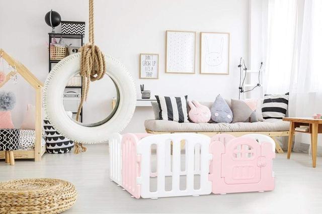 ifam first baby room 140 200 baby pink white 10ea - SW1hZ2U6NzM0NzQ=