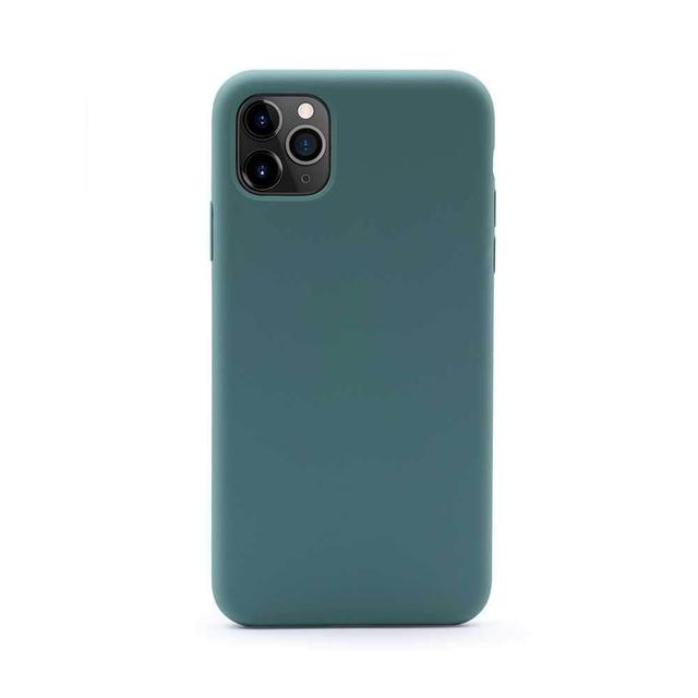 iguard by porodo silicone back case for iphone 11 pro max sea green - SW1hZ2U6NDc4MTA=