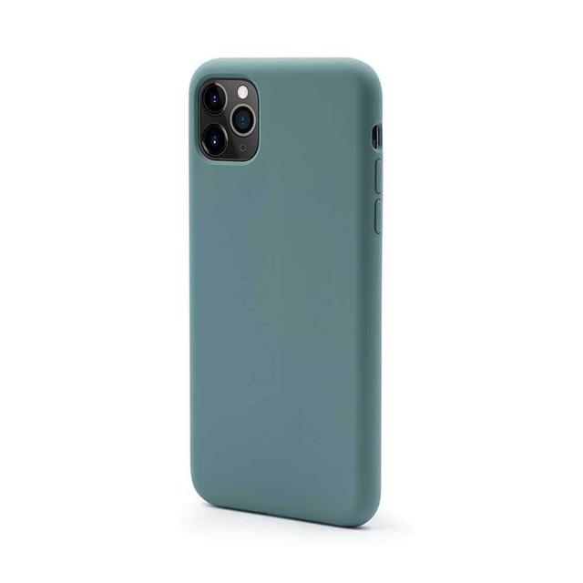 iguard by porodo silicone back case for iphone 11 pro sea green - SW1hZ2U6NDc3OTk=