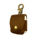 iguard by porodo leather hang case for airpods brown - SW1hZ2U6NDI4Mzg=