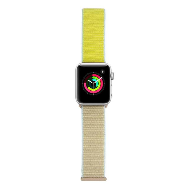 iguard by porodo nylon watch band for apple watch 44mm 42mm deep black - SW1hZ2U6NDc5NDU=
