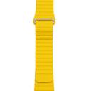 iguard by porodo leather watch band for apple watch 44mm 42mm yellow - SW1hZ2U6NDc4ODQ=