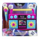 iHome kiddesigns trolls world tour sing along karaoke boombox for kids built in music led flashing lights w mic toys for kids portable karaoke machine connects mp3 player audio device w play button - SW1hZ2U6NTcyNjA=