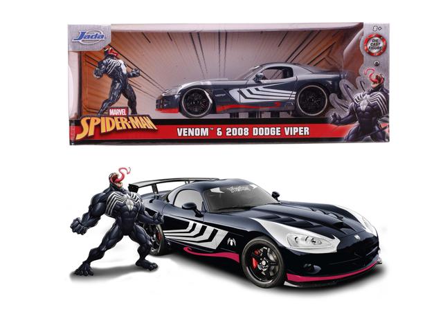 لعبة سيارة Jada - Marvel Venom 2008 Dodge Viper 1:24 - SW1hZ2U6NzI2Mjc=