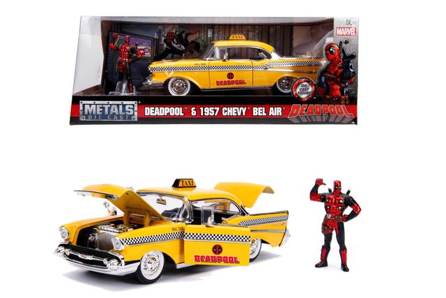 لعبة سيارة تاكسي Jada - Marvel Yellow Taxi 1:24 - SW1hZ2U6NzI2NTc=