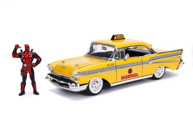 لعبة سيارة تاكسي Jada - Marvel Yellow Taxi 1:24 - SW1hZ2U6NzI2NjA=