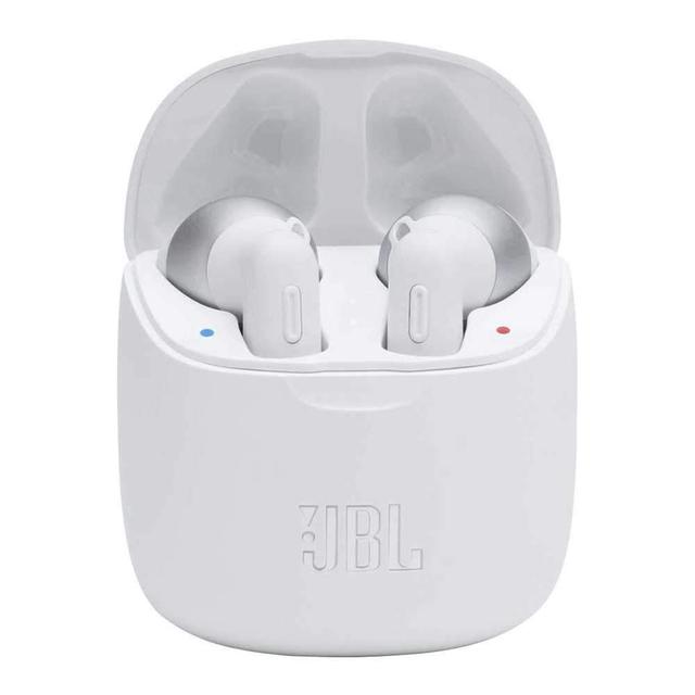 سماعات رأس لاسلكية JBL T225 True Wireless Earbud Headphones - White - SW1hZ2U6Nzc2Njk=