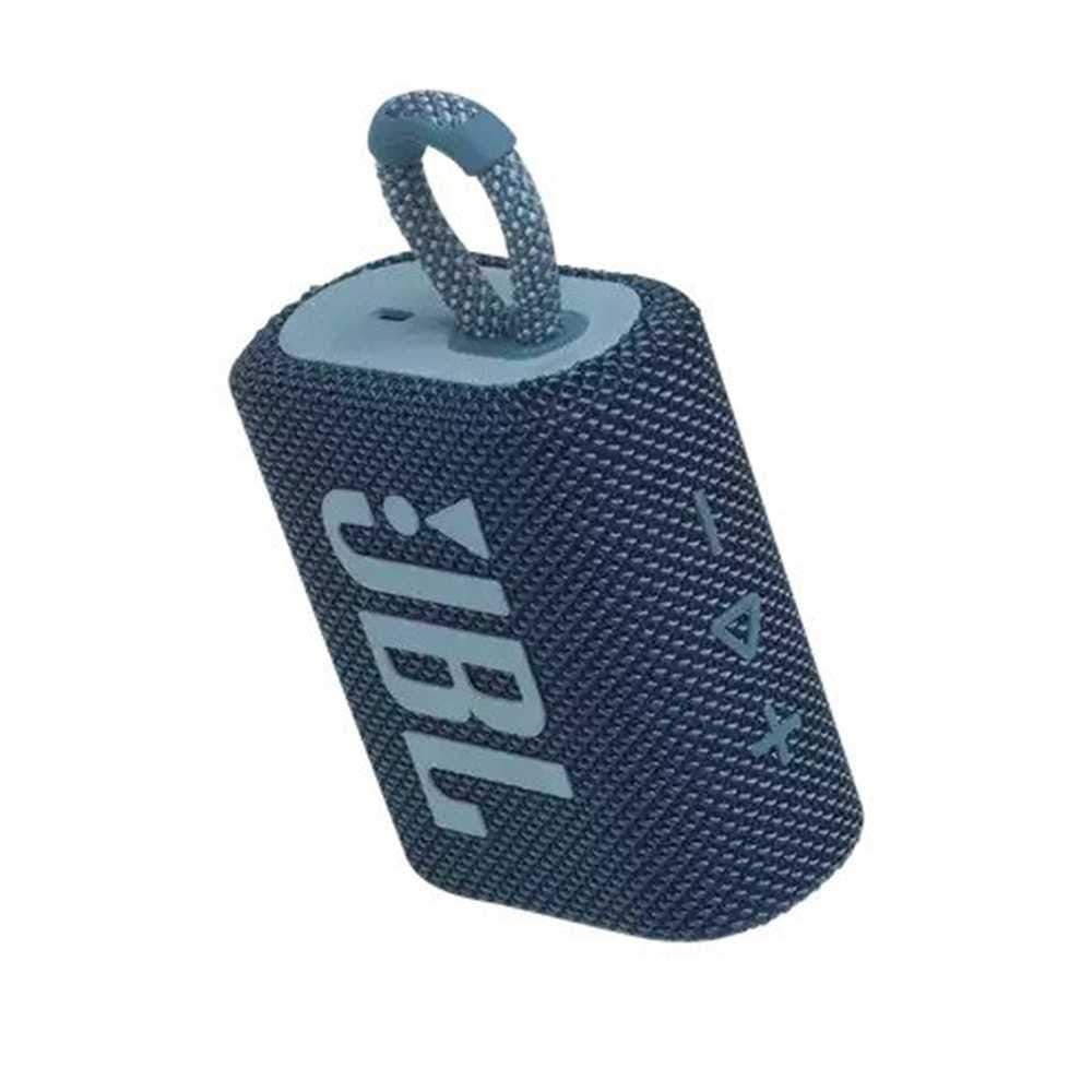 سبيكر لاسلكي  JBL GO 3 Portable Waterproof Wireless Speaker - Blue - 3}