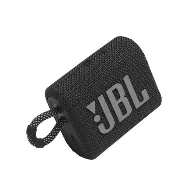 سبيكر لاسلكي JBL GO 3 Portable Waterproof Wireless Speaker - Black - SW1hZ2U6Nzc3NjQ=